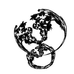 The stylized wine glass for fault