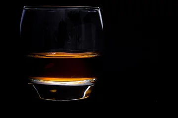 Papier Peint photo Lavable Alcool Whisky glass