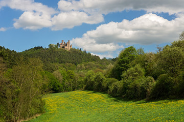 Fototapeta na wymiar German landscape - castle ruin
