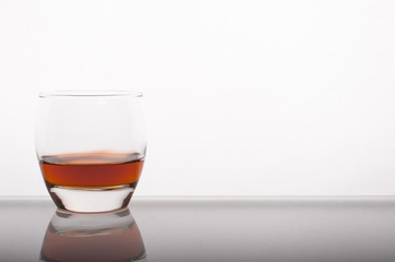 Whisky in the glass