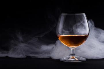 Cognac in glass