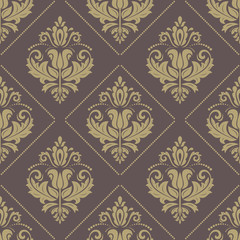 Damask Seamless Vector Pattern