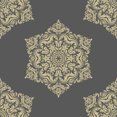 Damask Seamless Vector Pattern