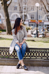 beautiful young fashion girl