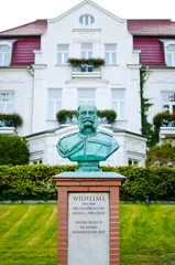 Fotobehang Heringsdorf, Duitsland Heringsdorf Kaiser Wilhelm buste