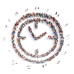 people in the form of hours.