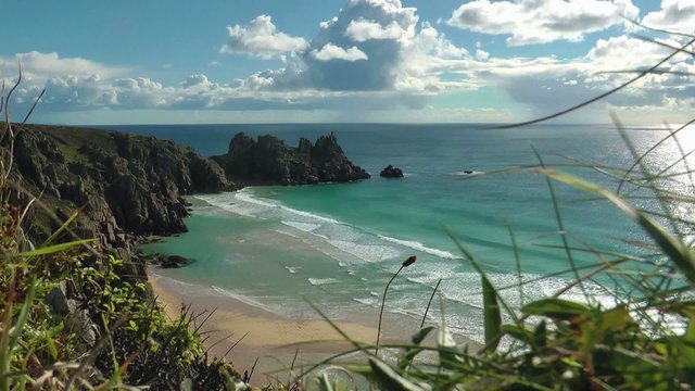 Porthcurno Beach Cornwall
