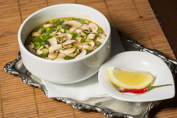 Thai chicken coconut soup