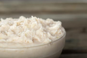 Traditional food mashed beans 