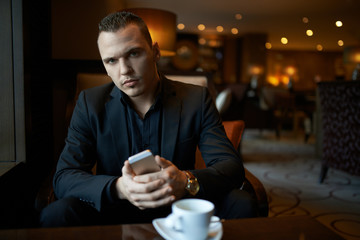  businessman is going to go away