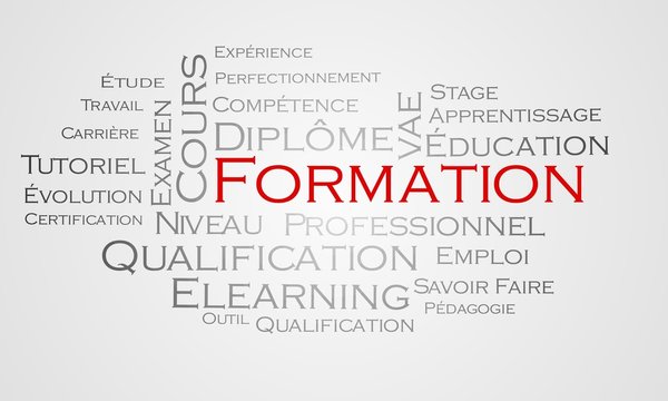 nuage de mots formation
