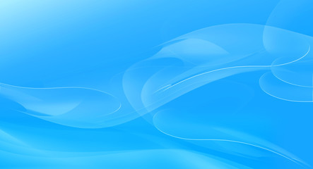 Fototapeta na wymiar elegant abstract blue background with wavy lines