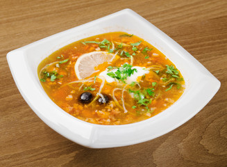 thick soup  - solanka