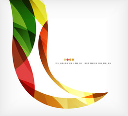 Business wave corporate background