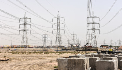 Obraz premium Power Towers in The Desert