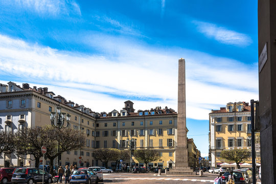 The Obelisk at Piazza Savoia in Turin