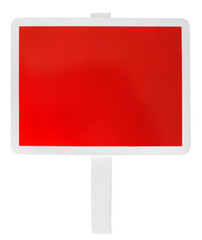 For sale sign isolated on white