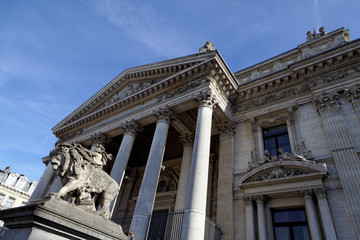 Fototapeta na wymiar Bourse de Bruxelles, Belgique