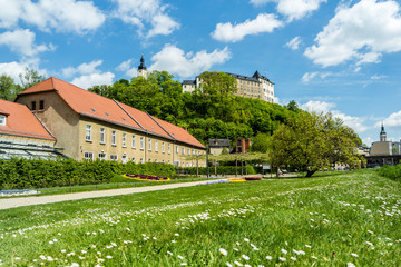 Fototapeta na wymiar Greiz am Schlosspark