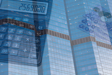 business building finance economic background