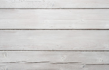 Obraz premium White textured wooden board background. Horizontal.