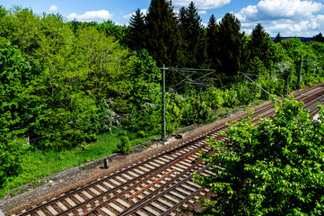 Fototapeta premium Schiene