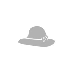 Simple garden hat icon.