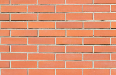 Background of red brick wall pattern texture.