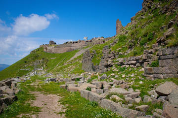 View over the ruins of Pergamon, turkey.