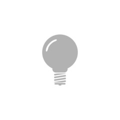 Simple icon bulb.