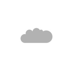 Simple cloud icon.