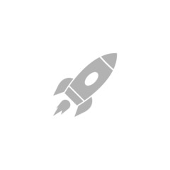 Simple icon rocket.
