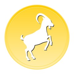 Goat Gold Icon