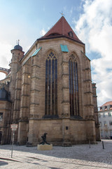 Fototapeta na wymiar Church of the Holy Spirit in Bayreuth, Germany, 2015