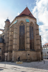 Fototapeta premium Church of the Holy Spirit in Bayreuth, Germany, 2015