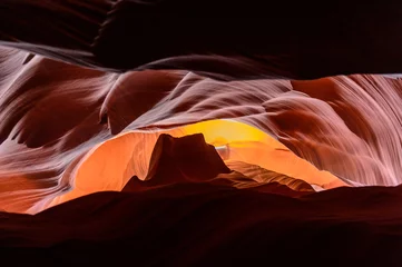 Deurstickers Lagere Antelope Canyon © det-anan sunonethong