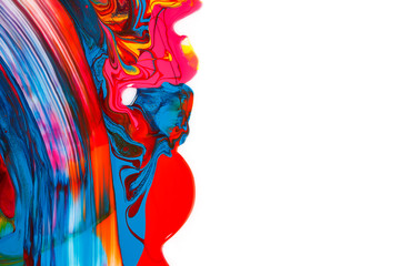 Background of spilled nail polish