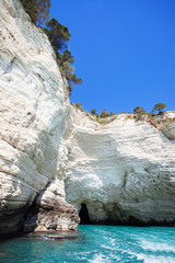 White rocks near Vieste, Italy