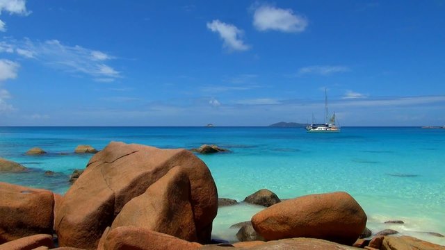 Paysage des Seychelles