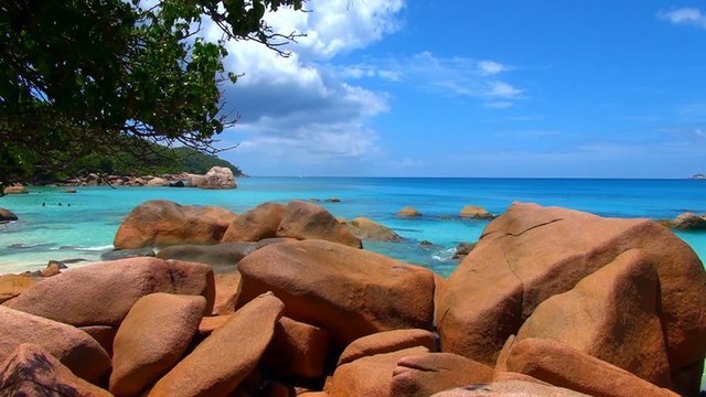 Paysage des Seychelles