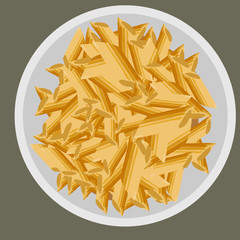  Pasta vector set illustration