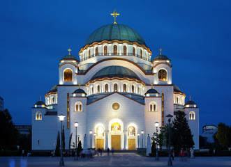 Cathedral of Saint Sava in Belgrade, Serbia