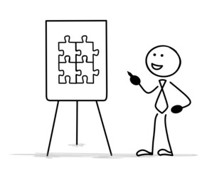 Strichmännchen Puzzle