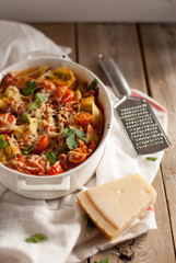  conchiglioni with artichokes