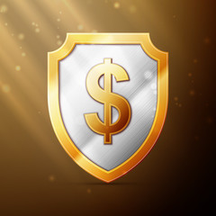 shield with dollar sign