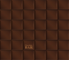 Chocolate bar. Vector illustration.