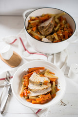 turkey breast with carrots