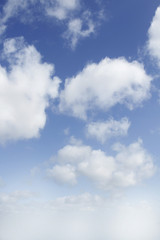Clouds in blue sky