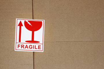 Fragile package box