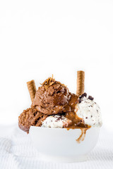 Chocolate and cookies ice cream